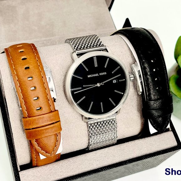 NWT MICHAEL KORS Blake Watch Giftset MK8736 - Picture 1 of 9
